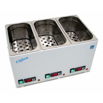 Clifton Digital Triple Bath 4+4+4 Litre