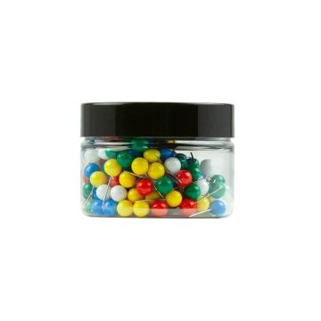 Necessities Tubs Map Pins Assorted Colours - Pack of 200