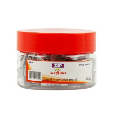 Necessities Tubs Pencil Sharpner 1 Hole Metal - Pack of 30