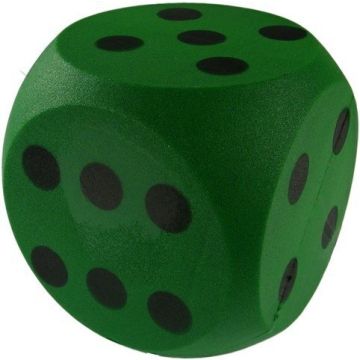 Soft Foam Dice Green