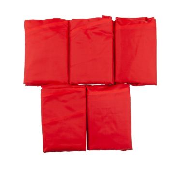 Nylon Play Apron - 75cm - Red - Pack of 5