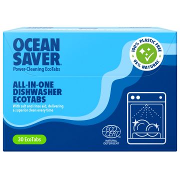 Ocean Saver Dishwasher EcoTabs 12g - Pack of 30