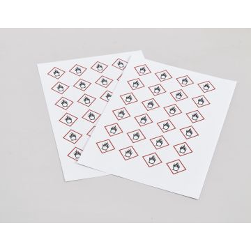 Hazard Warning Labels - Oxidising GHS03