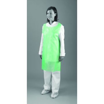 PE Disposable Aprons - Green - Pack of 100