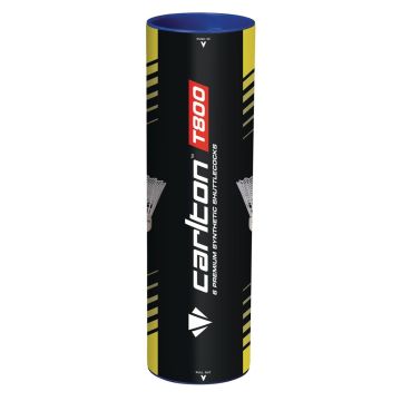 Carlton T800 Shuttlecocks - White - Med - Tube of 6