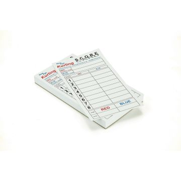 New Age Kurling Scorecards - Pack of 5 x 50 sheets