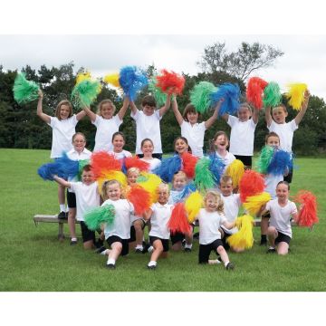 Cheerleader Pom Poms - Pack of 4