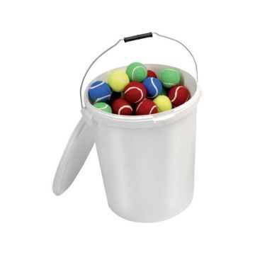 Play Tennis Balls Bucket - Team Colours - Pack of 96