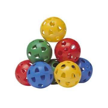 Perforated Ball 70mm Team Colours Pack - Pack of 12