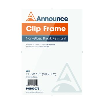 Clip Frame - A4 Pack