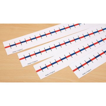 Blank Table Top Number Line - 0 to 20 - Pack of 10