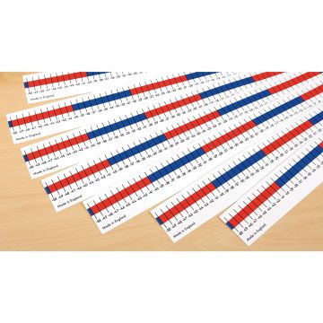 Negative/Positive Number Lines -50 to +50 - Pack of 5