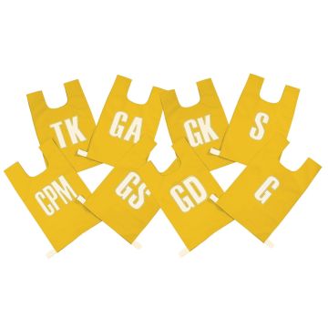 High Fives Bib Set - 8-14 Years - Yellow - Pack of 8