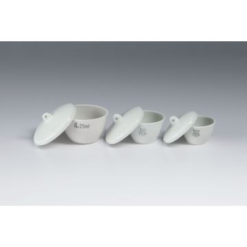 Porcelain Crucible Without Lid - 11mm - Pack of 5