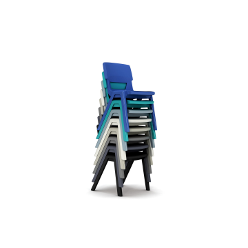 One Piece Chair Classpacks of 30 Iron Grey - 11-13 years