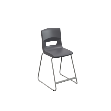 Postura+ One Piece High Chair - Slate Grey - 11-14 years