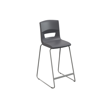 Postura+ One Piece High Chair - Slate Grey - 16+ years