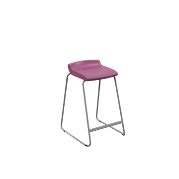 Postura+ One Piece Stool - Grape Crush - 610mm