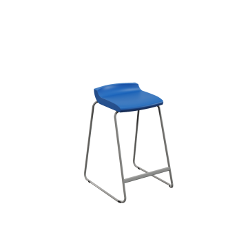 Postura+ One Piece Stool - Ink Blue - 610mm