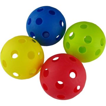 Perforated Ball 90mm Team Colours Pack - Pack of 20