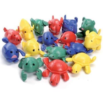 Vinyl Bean Bags - Assorted - Pack of 6