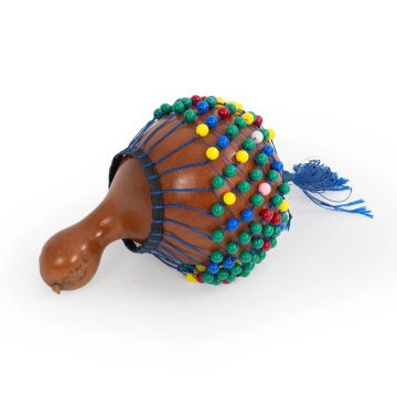Percussion Plus Honestly Made African Cabasa with Beads – Small