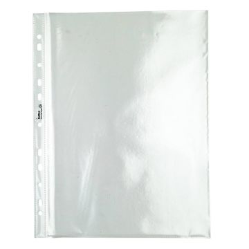 Plastic Punched Pockets Over Size - Pack of 25