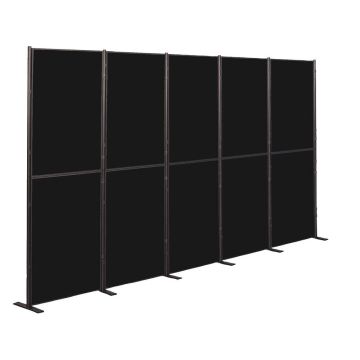 Pole And Panel Kit 10 Panel Header - Black
