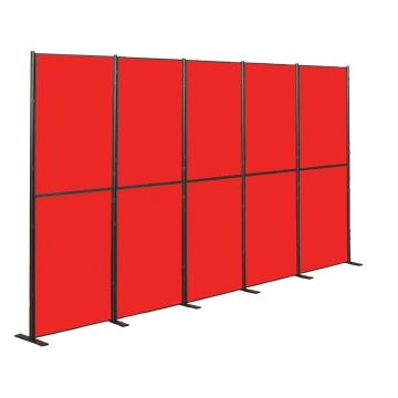 Pole And Panel Kit 10 Panel Header - Red