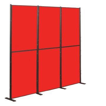 Pole And Panel Kit 6 Panel - Red