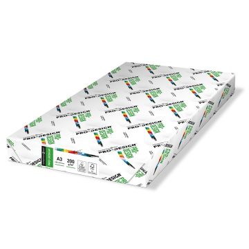 ProDesign Smooth Colour Laser Paper A3 200gsm White - Pack of 250