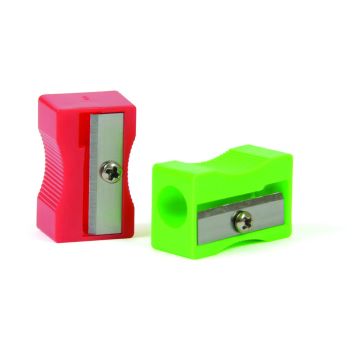 Pencil Sharpener Plastic Single Hole - Pack of 50