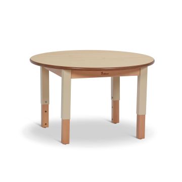 Millhouse Small Circular Height Adjustable Table Dia 75cm