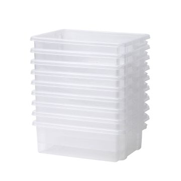 Millhouse Set of 9 Clear Shallow Tubs
