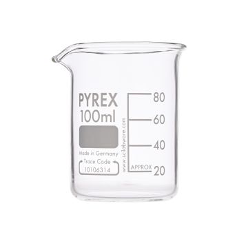Pyrex Glass Beaker Squat Form - 100ml - Pack of 10