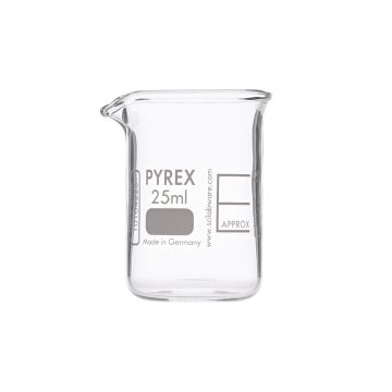 Pyrex Glass Beaker Squat Form - 25ml - Pack of 10
