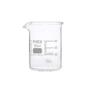 Pyrex Glass Beaker Squat Form - 50ml - Pack of 10