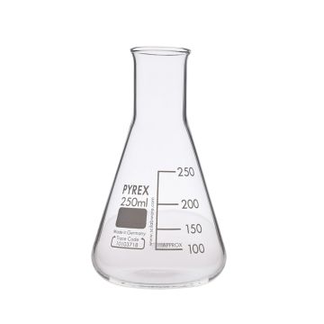Pyrex Narrow Mouth Conical Flask - 250ml - Pack of 10