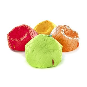 Quilted Outdoor Beanbag - Purple - Pack of 4