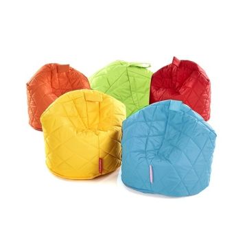 Quilted Toddler Beanbag - Red - Pack of 5
