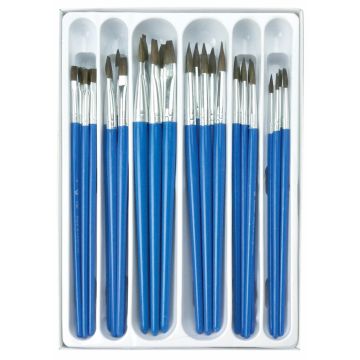 Royal & Langnickel Value Pack Natural Hair Brushes - Pk 30