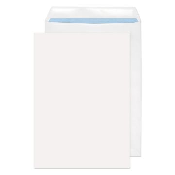 Recycled C4 Pocket Self Seal Non-Window Envelopes 100gsm White - Pack of 250