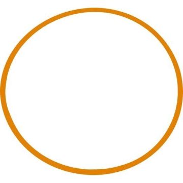 Super Flexi Hula Hoop 92cm - Orange