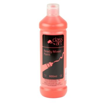 ClassArt Ready Mixed Paint 600ml - Brilliant Red