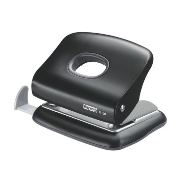 Rapid FC20 Two Hole Punch 20 Sheet Black