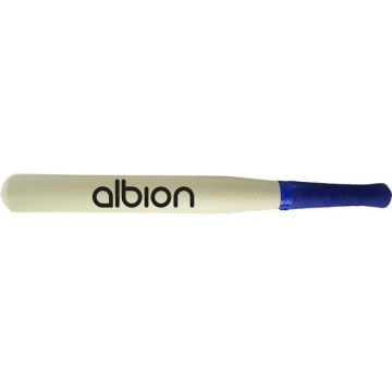 Wooden Rounders Stick Rubber Grip