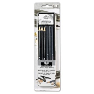 Royal & Langnickel Charcoal Sketching Mini Tin Set