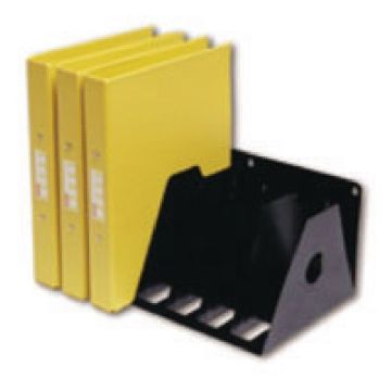 A4 Ring Binder Filing Rack - Black
