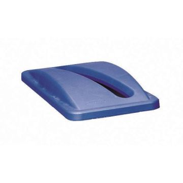 Slim Jim Recycling Paper Lid - Blue