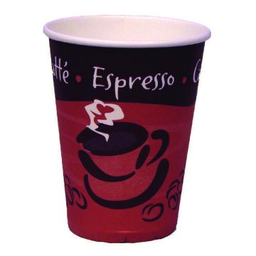 Single Wall Hot Cups - 25cl - Pack of 50